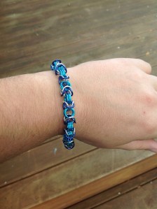 Triple Byzantine Weave Bracelet