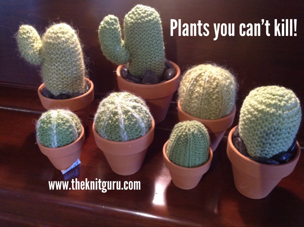 Plants that don’t die – Cactus Knitting&nbsp;Patterns