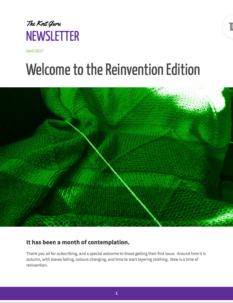 The April Newsletter