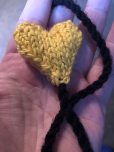 heart knitting pattern