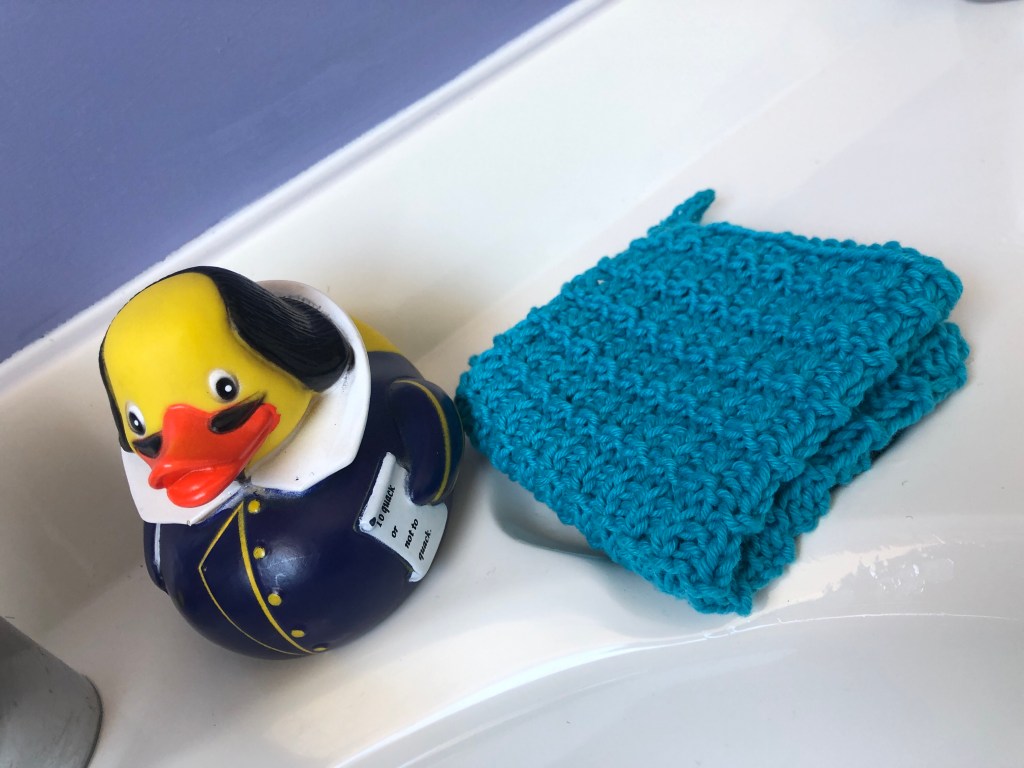 April Washcloth – Hurdle Stitch Knitting&nbsp;Pattern