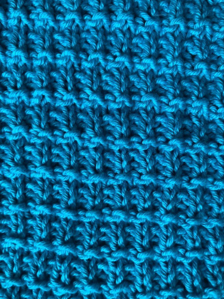 April Washcloth Hurdle Stitch Knitting Pattern The Knit Guru